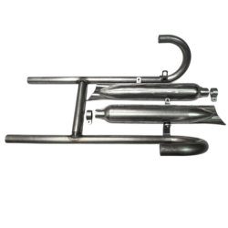 Układ wydechowy kolana tłumiki Ural M-61/ M-62 Ural-650 cc rybki  SUROWY